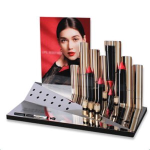 Make-up plexiglass lipstick display stand