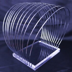 acrylic stainless steel swimming hat display stand