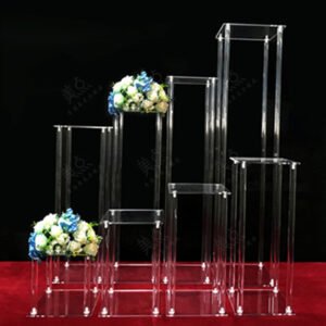 acrylic wedding flower display stands