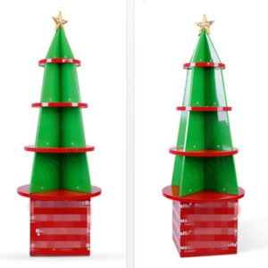 christmas ornament tree cardboard display stand