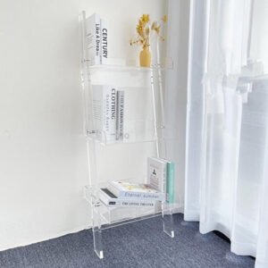 floor standing acrylic book display rack