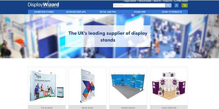 Display Wizard Supplier of Display Stands In the UK