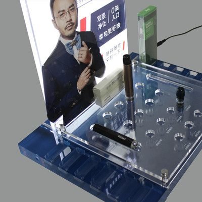 Acrylic 3C electronic cigarette smoke oil electronic atomizer POP display