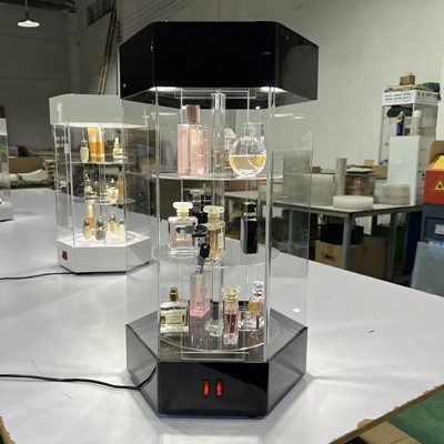 Acrylic Rotating perfume Display Stand