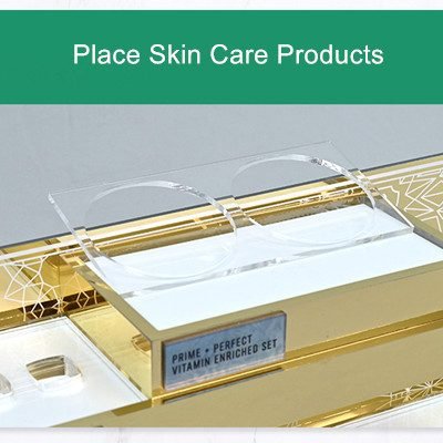 Acrylic Skincare products display stand